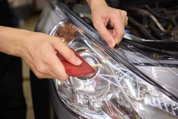 Обработка и уход за стеклом фары после замены